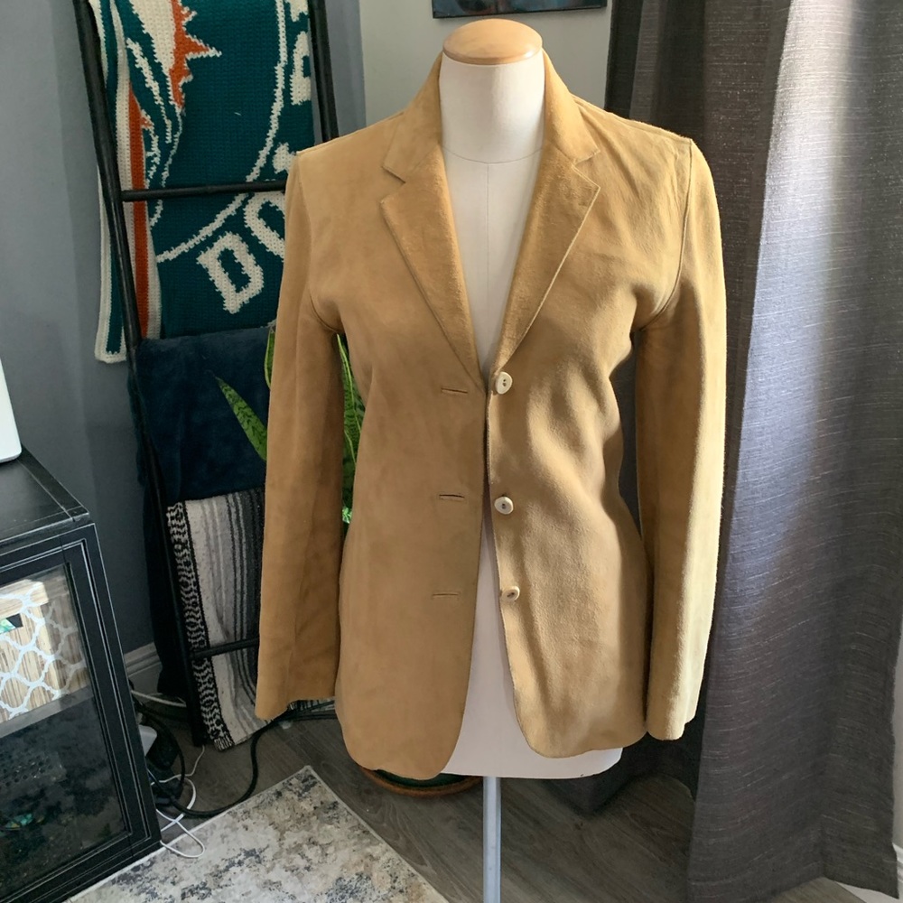 Vintage Sharon Roth suede jacket